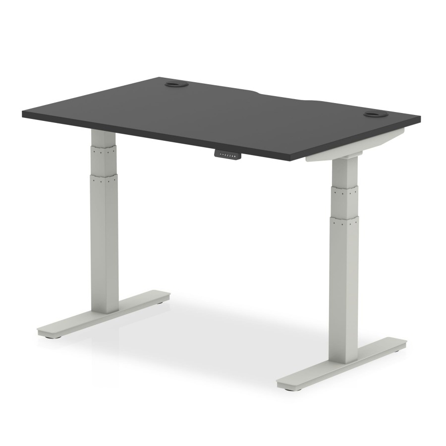 Black Series Twin Motor Height Adjustable Desk